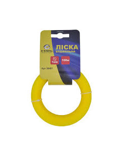 Ліска будівельна 1мм 100 м Сталь