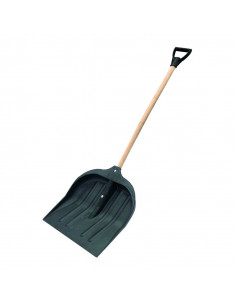 Лопата для снігу пластик., з метал. планкою, 480х580мм (Україна)