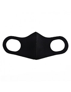 Маска для обличчя захистна Pitta протипилова багаторазова чорна гладка