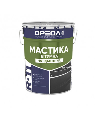Мастика бітумна «Фундаментна» Ореол 12кг