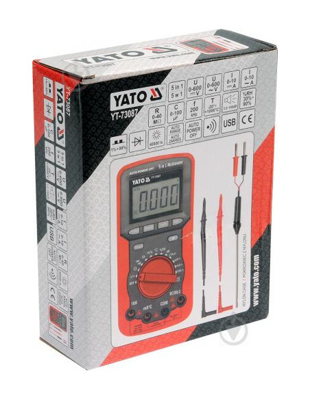 Мультиметр YATO цифровий
