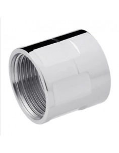 Муфта WaGa 3/4" ВВ нержавіюча сталь