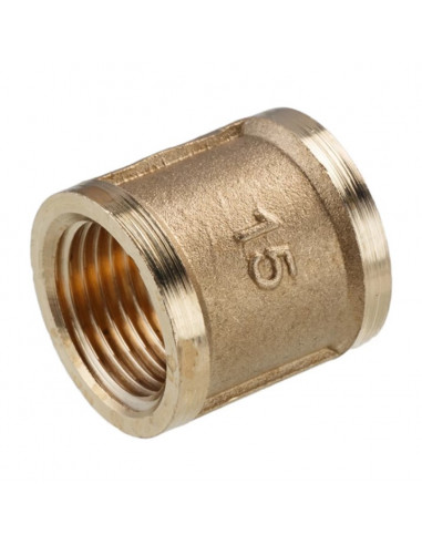 Муфта посилена LexLine 1/2" ВВ латунна УК0305-В