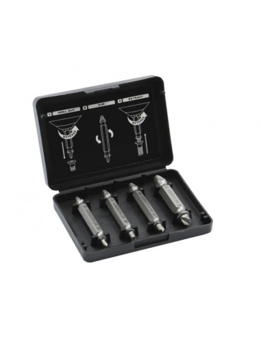 Набір екстракторів 4 шт D 3-14 мм HAISSER