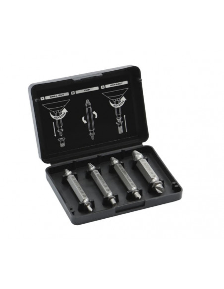 Набір екстракторів 4 шт D 3-14 мм HAISSER