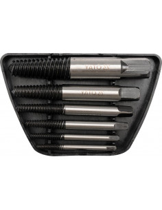 Набір екстракторів YATO: М3-М25 мм, N°1-6. для зламаних гвинтів. 6 од 2