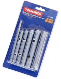 Набір трубчастих ключів 6 шт (8 -17) TECHNICS