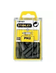 Насадки отверточные - PH2x25 мм, 25 шт., STANLEY