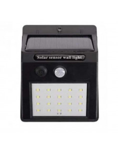 Настінний вуличний світильник з датчиком руху PIR та датчиком світла CD5 + сонячна батарея