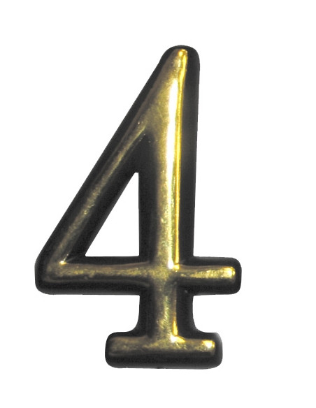 Номер пластиковий №4