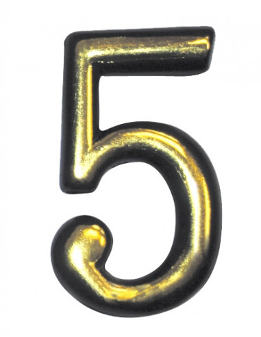 Номер пластиковий №5 великий