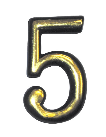 Номер пластиковий №5 великий