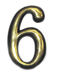 Номер пластиковий №6