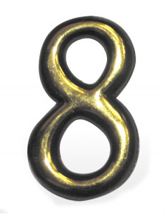 Номер пластиковий №8 великий