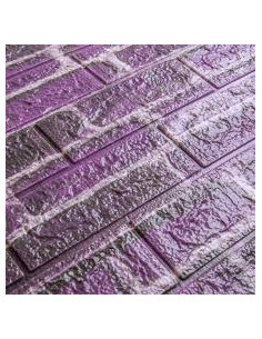 Панель стінова 3D 700*770*5мм ЕКАТЕРИНОСЛАВСЬКА ЦЕГЛА ФІОЛЕТОВА 41