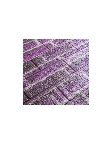 Панель стінова 3D 700*770*5мм ЕКАТЕРИНОСЛАВСЬКА ЦЕГЛА ФІОЛЕТОВА 41