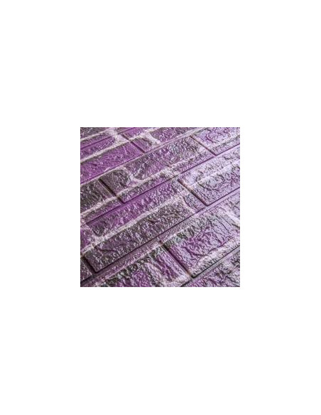 Панель стінова 3D 700*770*5мм ЕКАТЕРИНОСЛАВСЬКА ЦЕГЛА ФІОЛЕТОВА 41