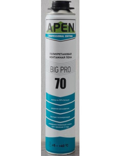 Піна APEN BIG Pro 70 пістолет 880мл/1008гр
