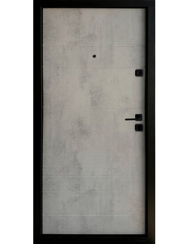 ПЛ-20: Двері металеві МДФ/МДФ ТИП13 2050*860 ліві (оксид темний/оксид свiтлий)