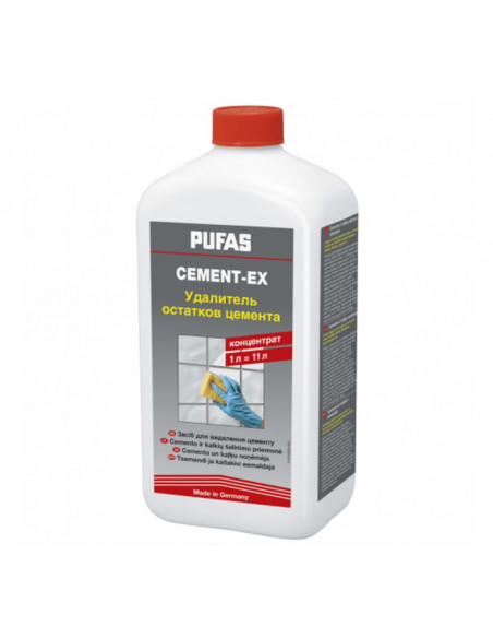 Pufas Cement-Ex  Засіб для видалення залишків цементу 1л (1,4кг)