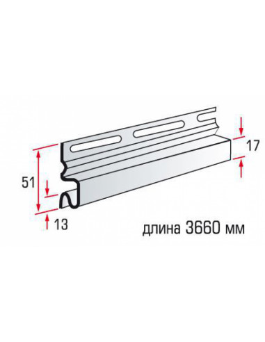 Планка стартова (початкова) 3,66 м
