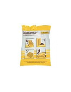 Плівка П/Е захисна  4х5м чорна  Werk 15мк