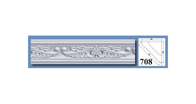 Плінтус декоративний OPTIMA DECOR  708