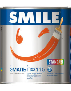 SMILE Емаль ПФ-115 Жовта 2,8 кг