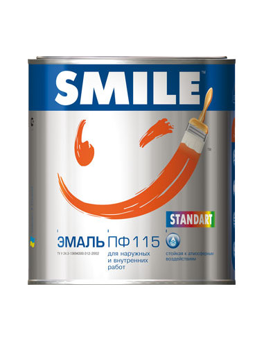 SMILE Емаль ПФ-115 Жовта 2,8 кг