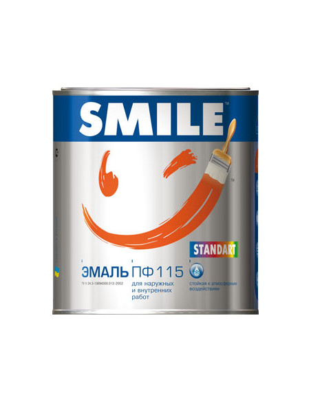 SMILE Емаль ПФ-115 Жовта 2,8 кг