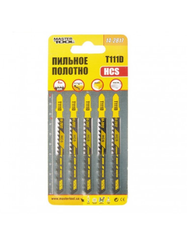 Полотно для электролобзика Master Tool Т101D ВО для грубих пропилів