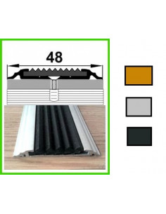 Профіль з гумовою вставкою УЛ-150 3м срібло