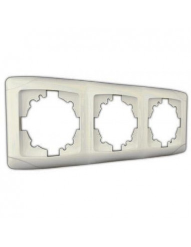 Рамка 3на горизонтальна крем VIKO