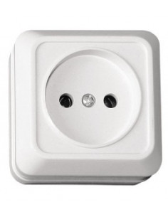 Розетка Luxel OPERA 1 місце без заземлення