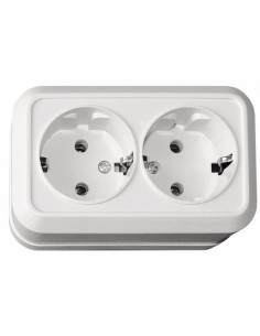 Розетка Luxel OPERA 2-на з заземленням