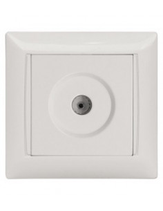 Розетка Primera Luxel телевізійна, (біла)