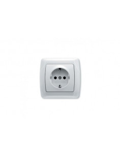 Розетка Viko Carmen 1 місце із заземленням