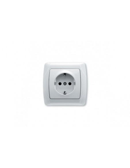 Розетка Viko Carmen 1 місце із заземленням