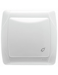 Розетка Viko Carmen 1 місце із кришкою з заземленням