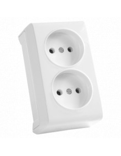 Розетка Viko VERA 2 места без заземления