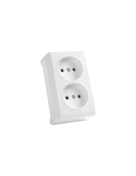 Розетка Viko VERA 2 места без заземления