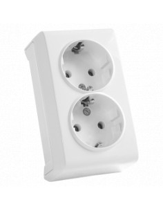 Розетка Viko VERA 2 місце із заземленням