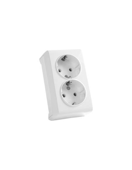Розетка Viko VERA 2 місце із заземленням