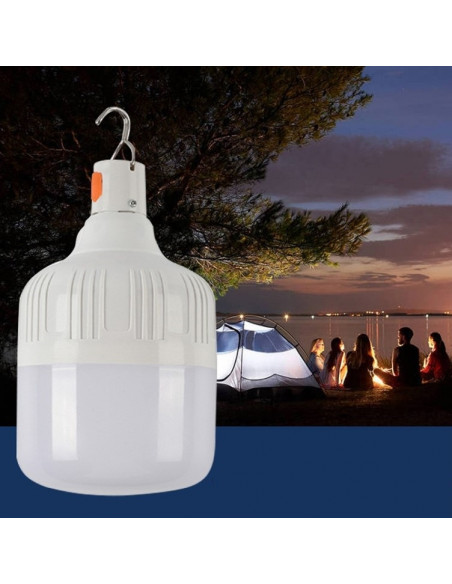 Аварійний світлодіодний світильник із USB-зарядкою, вулична портативна лампа, 30W