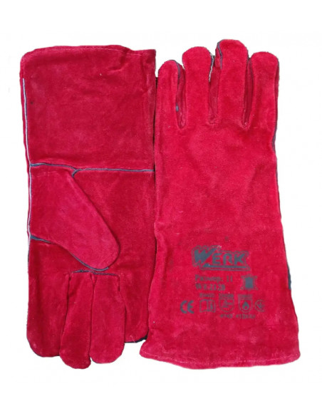 Рукавички для зварювальника, "Крагі" червоні  WERK