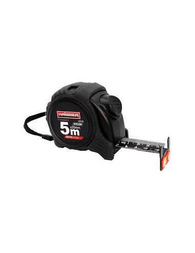Рулетка 5 м х 25 мм HAISSER Сompact 