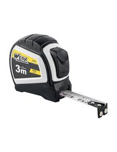 Рулетка прогумований корпус, автостоп, магніт  3м*16мм, Werk