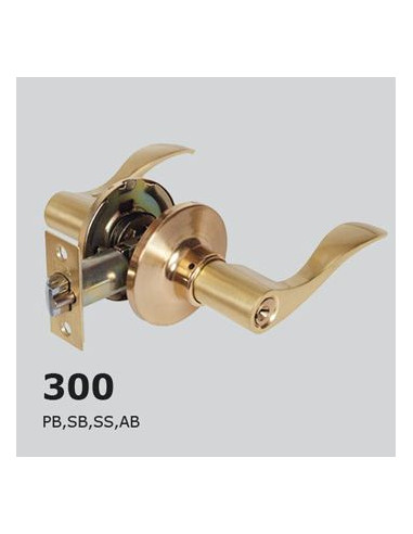 Ручка-засувка фікс 300-BK--SS нерж,сталь   LEX