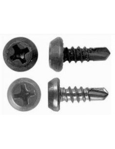 Саморіз  метал, 3,5*9,5 фосфат, (Код 213) чорні