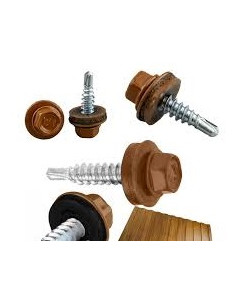 Саморіз покрівельний по металу 4,8х19  RAL 8003